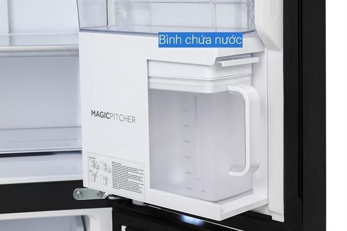Tủ lạnh Aqua Inverter 522 lít Multi Door AQR-MA600XA(WGL)U1